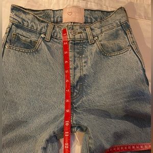 Revice Denim straight leg high waisted jeans